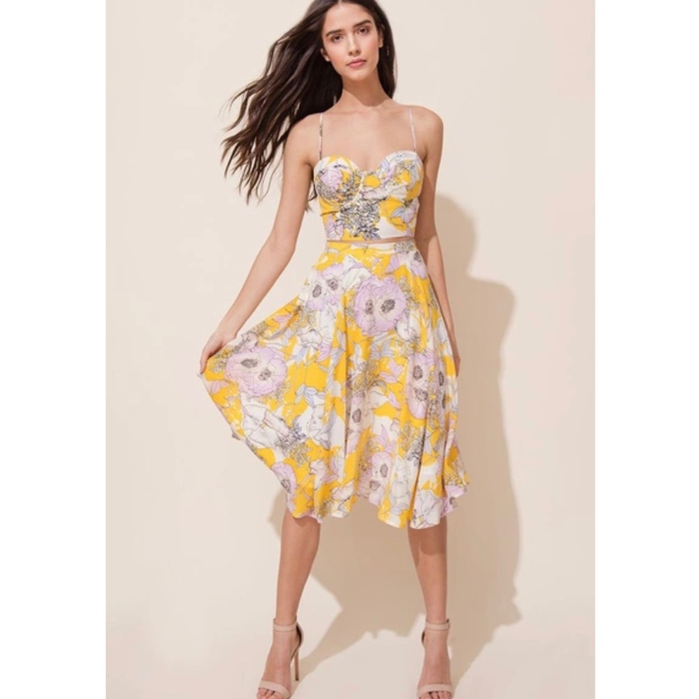 Yumi Kim Bora Bora Floral MIDI Dress